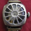Illinois Vintage Sterling Silver Military Shrapnel Guard WW1 Trench Wrist Watch