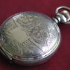 Waltham 18s 17j Sterling Silver Hunting Case Pocket Watch