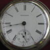 Waltham 18s 17j Sterling Silver Hunting Case Pocket Watch
