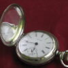 Waltham 18s 17j Sterling Silver Hunting Case Pocket Watch