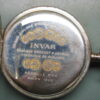 Invar Vintage Swiss 16s 15j .800 Silver Private Label Pocket Watch