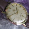 Omega 550 Seamaster Vintage Gold-on-Steel Automatic Wrist Watch