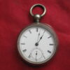 Antique Home Watch Co (by Waltham) 18s 7j Coin Silver Key Wind Pocket Watch