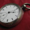 Antique Home Watch Co (by Waltham) 18s 7j Coin Silver Key Wind Pocket Watch