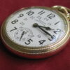 Waltham Vanguard 16s 23j Railroad Pocket Watch, 10K YGF Case, Canadian Dial