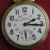Waltham Vanguard 16s 23j Railroad Pocket Watch, 10K YGF Case, Canadian Dial