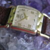 Lord Elgin Vintage 14K Gold Filled Wrist Watch, Flexible Hinged Lugs
