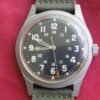 Belforte US Military Issue Manual Wind Wrist Watch GGW113, Vietnam War Era 1973