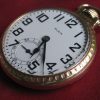 Elgin 16s 21j BW Raymond Railroad Pocket Watch, Gold Filled RR Case