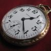 Hamilton 992b 21j 16s US GOVT Railroad Pocket Watch, Gold Filled BOC Case